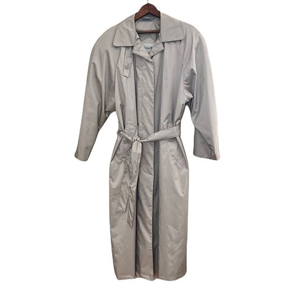 British Mist Champagne Colored Trench Coat - Picture 1 of 8